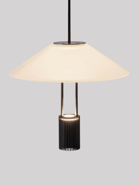Nova Luce LED Pendelleuchte Anafi 8W warmweiss 3000K Schwarz Stahl Aluminium Ø22cm 9695275