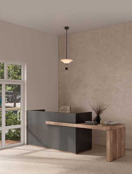 Nova Luce LED Pendelleuchte Anafi 8W warmweiss 3000K Schwarz Stahl Aluminium Ø22cm 9695276