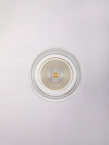 Nova Luce LED Wandleuchte Keros 6W warmweiss 3000K Platingold Aluminium Ø16cm 9695282
