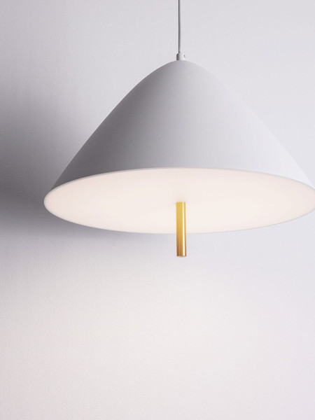 Nova Luce LED Pendelleuchte Oros 17W warmweiss 3000K Weiß Metall Ø40cm 9695289