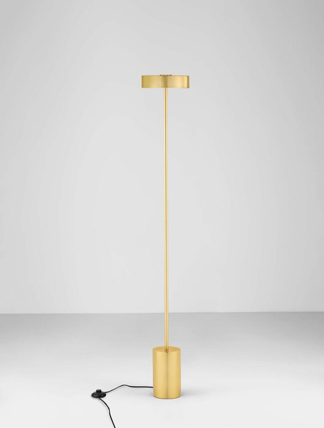 Nova Luce LED Stehleuchte Thea 17W warmweiss 3000K Messinggold Metall 135cm 9695291