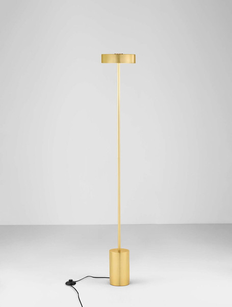 Nova Luce LED Stehleuchte Thea 17W warmweiss 3000K Messinggold Metall 135cm 9695291