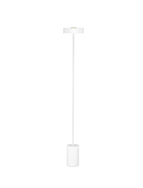Nova Luce LED Stehleuchte Thea 17W warmweiss 3000K Weiß Metall 135cm 9695293