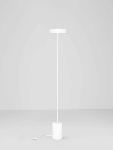 Nova Luce LED Stehleuchte Thea 17W warmweiss 3000K Weiß Metall 135cm 9695293
