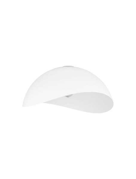 Nova Luce Deckenleuchte Opsi E27 Weiß Metall Ø50cm 9695298