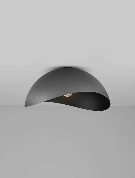 Nova Luce Deckenleuchte Opsi E27 Dunkelgrau Schwarz Metall Ø50cm 9695299