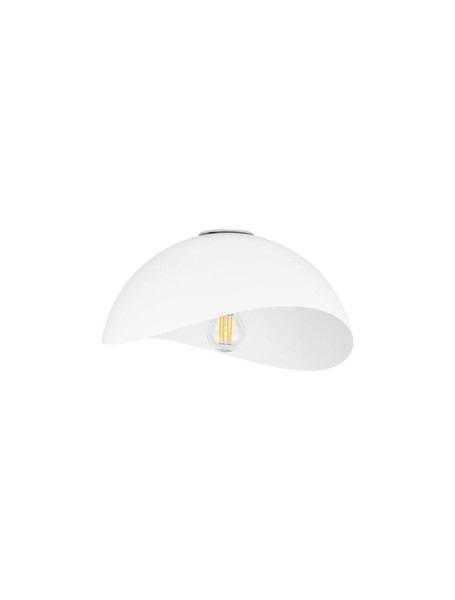 Nova Luce Deckenleuchte Opsi E27 Weiß Metall Ø30cm 9695306