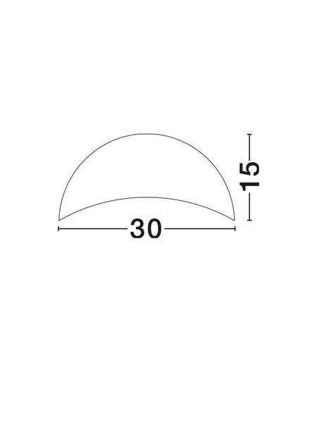 Nova Luce Deckenleuchte Opsi E27 Weiß Metall Ø30cm 9695306