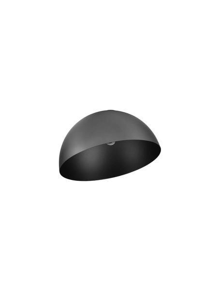 Nova Luce Deckenleuchte Onia E27 Dunkelgrau Schwarz Metall Ø50cm 9695310