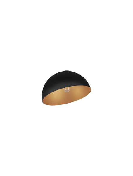 Nova Luce Deckenleuchte Onia E27 Schwarz Gold Metall Ø40cm 9695311