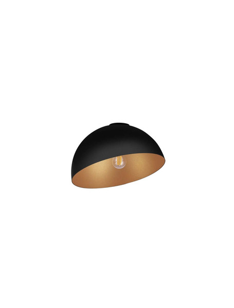 Nova Luce Deckenleuchte Onia E27 Schwarz Gold Metall Ø30cm 9695314