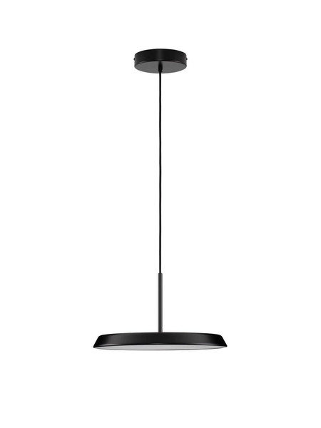 Nova Luce LED Pendelleuchte Ophelia 27W warmweiss 3000K Schwarz Metall Ø40cm 9695320