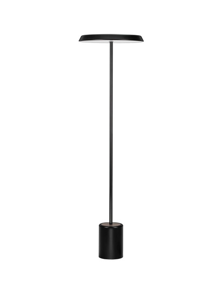 Nova Luce LED Stehleuchte Ophelia 27W warmweiss 3000K Schwarz Holz Metall 135cm 9695324