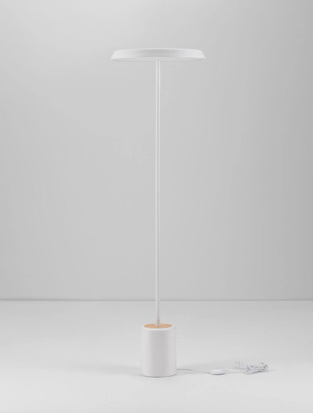 Nova Luce LED Stehleuchte Ophelia 27W warmweiss 3000K Weiß Holz Metall 135cm 9695325
