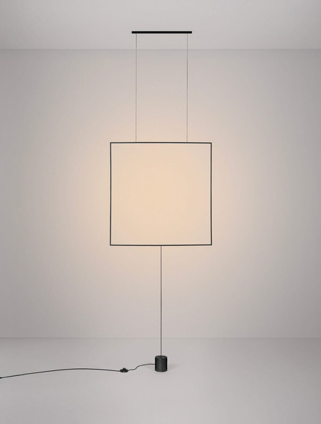 Nova Luce LED Pendelleuchte Dahlia 32W warmweiss 3000K Schwarz Aluminium 82x10cm 9695501