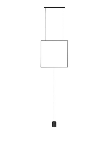Nova Luce LED Pendelleuchte Dahlia 25W warmweiss 3000K Schwarz Aluminium 62x10cm 9695502
