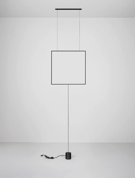 Nova Luce LED Pendelleuchte Dahlia 25W warmweiss 3000K Schwarz Aluminium 62x10cm 9695502