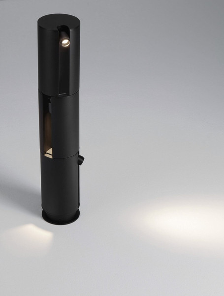 Nova Luce LED Wegeleuchte Taglio schwenkbar 8W warmweiss 3000K IP65 salzwasserfest Schwarz Aluminium 65cm 9695507