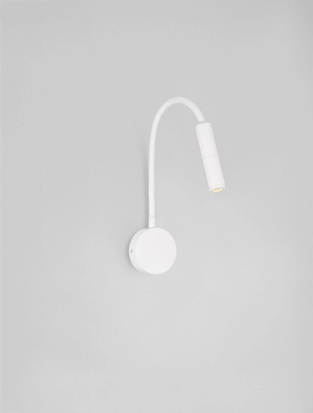 Nova Luce LED Wandleuchte Sonica 6W warmweiss 3000K Weiß Aluminium Ø8,5cm 9701621