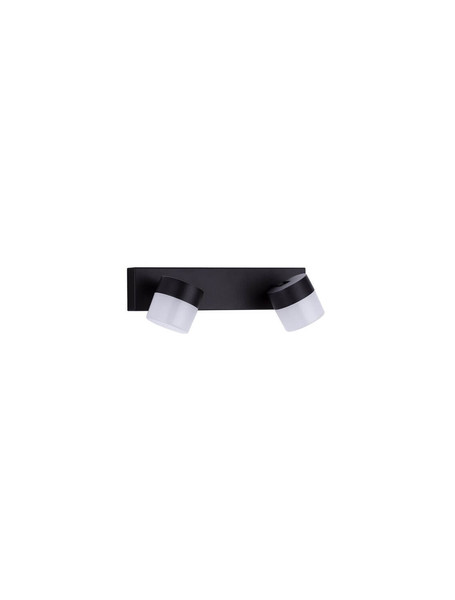 Nova Luce LED Wandleuchte Teko schwenkbar 11W warmweiss 3000K IP44 Schwarz Aluminium 25x11cm 9701622