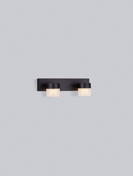 Nova Luce LED Wandleuchte Teko schwenkbar 11W warmweiss 3000K IP44 Schwarz Aluminium 25x11cm 9701622