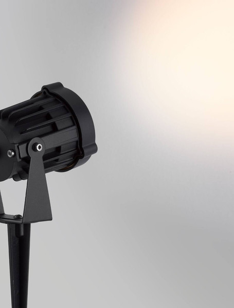Nova Luce LED Erdspießleuchte Quick schwenkbar 13W warmweiss 2700K IP65 Schwarz Aluminium 14cm 9844059