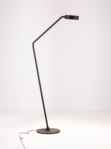 Nova Luce LED Stehleuchte Afi schwenkbar dimmbar 23W warmweiss 3000K Bewegungsmelder Schwarz Stahl Aluminium 170cm 9870021