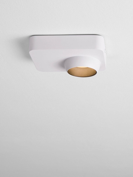 Nova Luce LED Deckenleuchte Kedros 9W warmweiss 3000K Weiß Stahl Aluminium 14x11cm 9870029