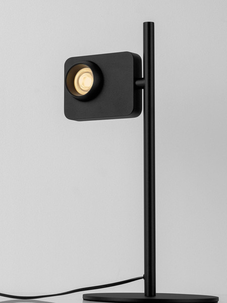 Nova Luce LED Tischleuchte Kedros dimmbar 9W warmweiss 3000K Schwarz Stahl Aluminium Ø22cm 9870032