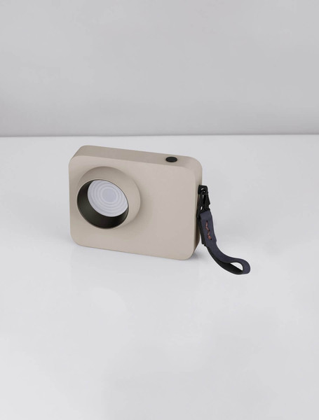 Nova Luce LED Tischleuchte Kedros dimmbar 3W warmweiss 3000K Beige Stahl Aluminium 14x11cm 9870038