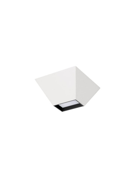 Nova Luce LED Deckenleuchte Utopia 9W warmweiss 3000K Weiß Stahl Aluminium 15x15cm 9870041