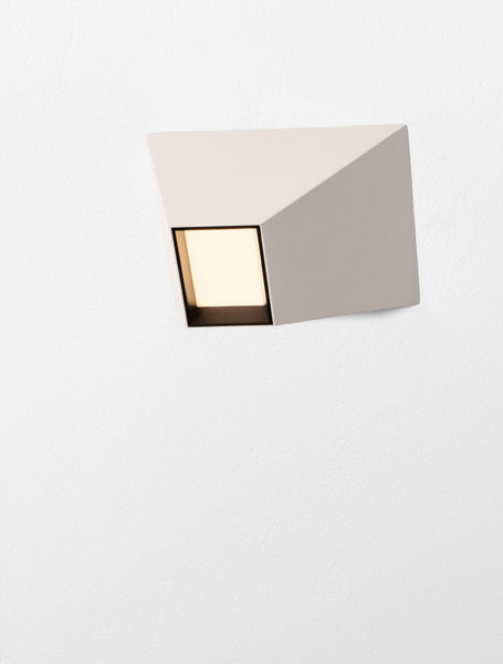 Nova Luce LED Deckenleuchte Utopia 9W warmweiss 3000K Beige Stahl Aluminium 15x15cm 9870042