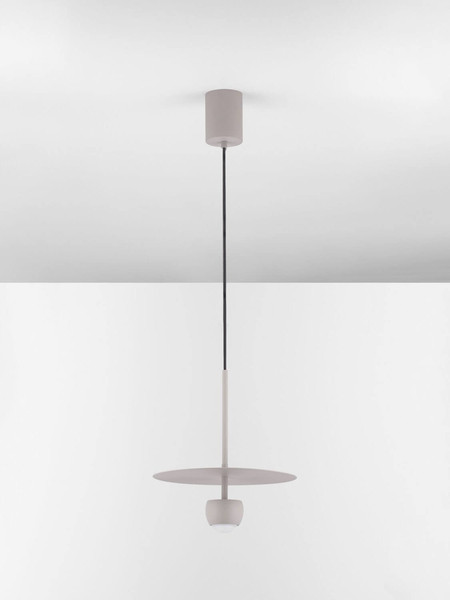 Nova Luce LED Pendelleuchte Edem 8W warmweiss 3000K Beige Stahl Aluminium Ø30cm 9870045