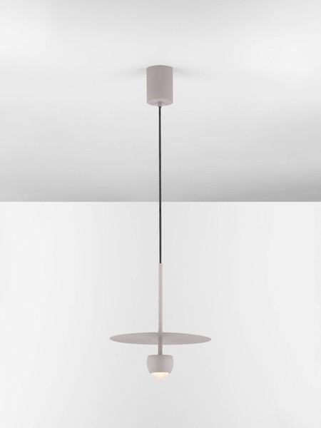 Nova Luce LED Pendelleuchte Edem 8W warmweiss 3000K Beige Stahl Aluminium Ø30cm 9870045