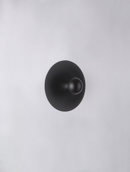 Nova Luce LED Wandleuchte Edem 9W warmweiss 3000K Schwarz Stahl Aluminium Ø25cm 9870048