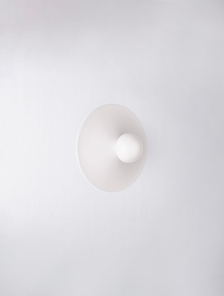 Nova Luce LED Wandleuchte Edem 9W warmweiss 3000K Weiß Stahl Aluminium Ø25cm 9870049