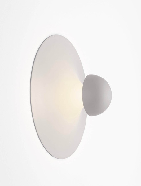 Nova Luce LED Wandleuchte Edem 9W warmweiss 3000K Beige Stahl Aluminium Ø25cm 9870050