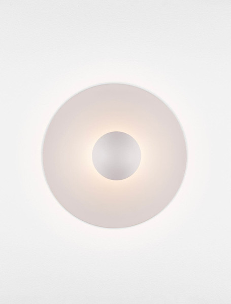 Nova Luce LED Wandleuchte Edem 9W warmweiss 3000K Beige Stahl Aluminium Ø25cm 9870050