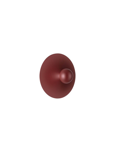 Nova Luce LED Wandleuchte Edem 9W warmweiss 3000K Rot Stahl Aluminium Ø25cm 9870052
