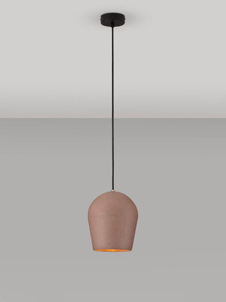 Nova Luce Pendelleuchte Omio E27 IP55 Rot Beton Ø20cm 9919101