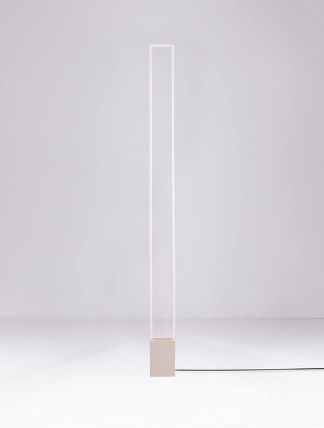 Nova Luce LED Stehleuchte Lithos 26W warmweiss 3000K Weiß Beton 161cm 9919104