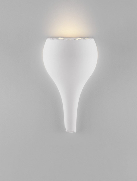 Nova Luce Wandleuchte Miso E14 Weiß Gips 38x22cm 9919106