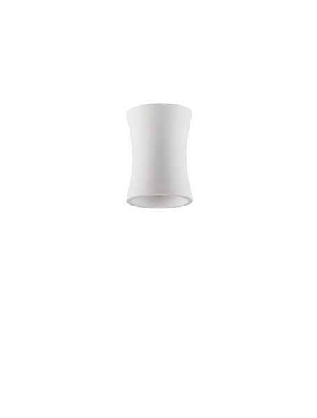 Nova Luce Deckenleuchte Pelia GU10 Weiß Gips Ø8cm 9919107