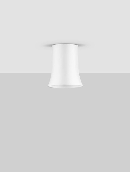 Nova Luce Deckenleuchte Aku GU10 Weiß Gips Ø9,5cm 9919110