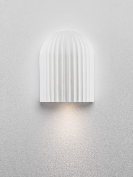 Nova Luce Wandleuchte Ammos GU10 Weiß Gips 16,5x12cm 9919116