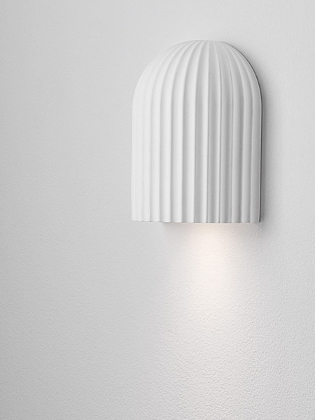 Nova Luce Wandleuchte Ammos GU10 Weiß Gips 16,5x12cm 9919116