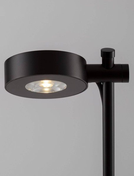 Nova Luce LED Wegeleuchte Dyol drehbar 7W warmweiss 3000K IP65 salzwasserfest Schwarz Aluminium 102cm 9923400