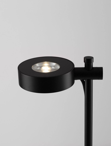Nova Luce LED Wegeleuchte Dyol drehbar 7W warmweiss 3000K IP65 salzwasserfest Schwarz Aluminium 102cm 9923400
