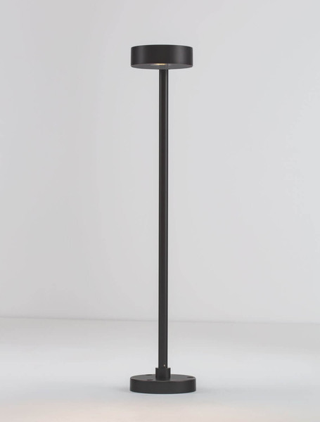 Nova Luce LED Wegeleuchte Dyol 7W warmweiss 3000K IP65 salzwasserfest Schwarz Aluminium 63cm 9923401
