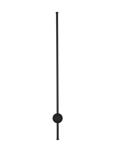 Nova Luce LED Außen-Wandleuchte Ridge 19W warmweiss 3000K IP65 salzwasserfest Schwarz Aluminium 97x8cm 9923408